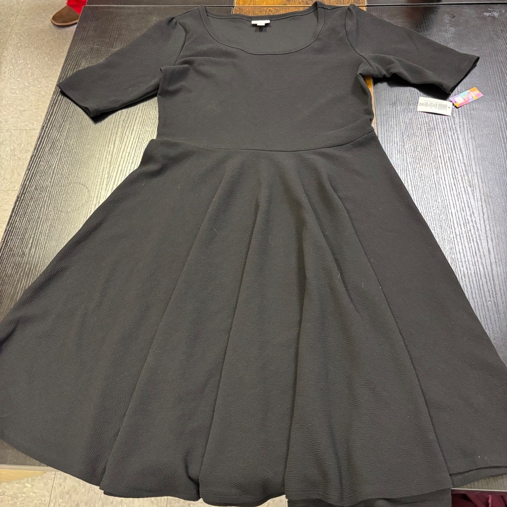 LuLaRoe Black Midi Dress